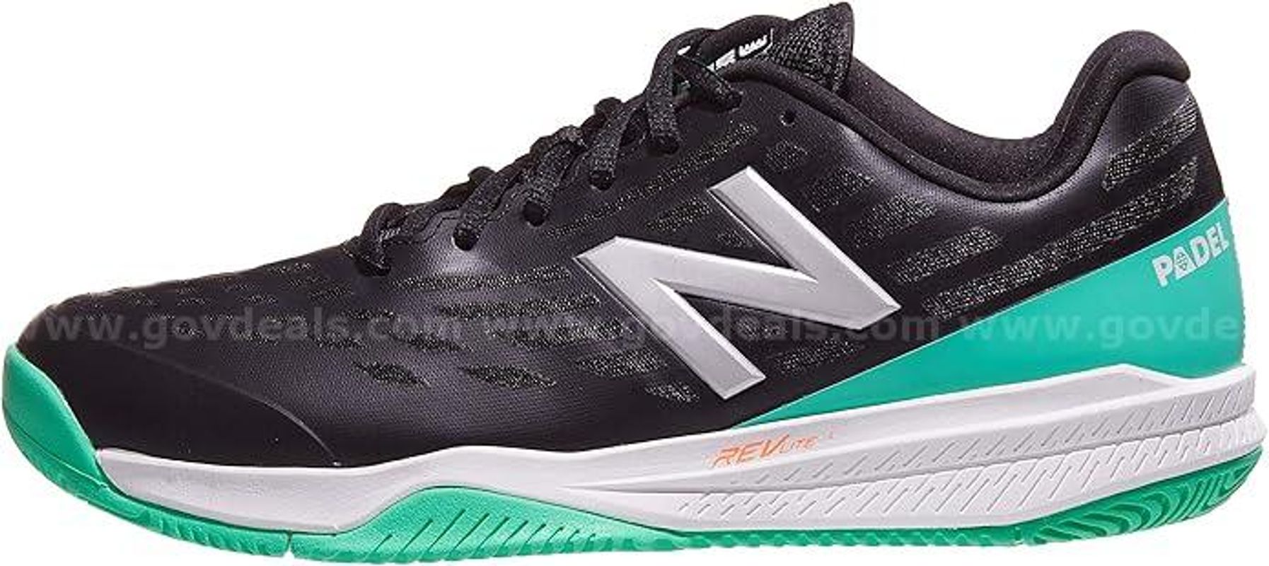 Rare/New Balance 796 Padel 2e Mch796pa Tennis Shoes Black/Green Men'S Size:8.5 New *Will Ship*