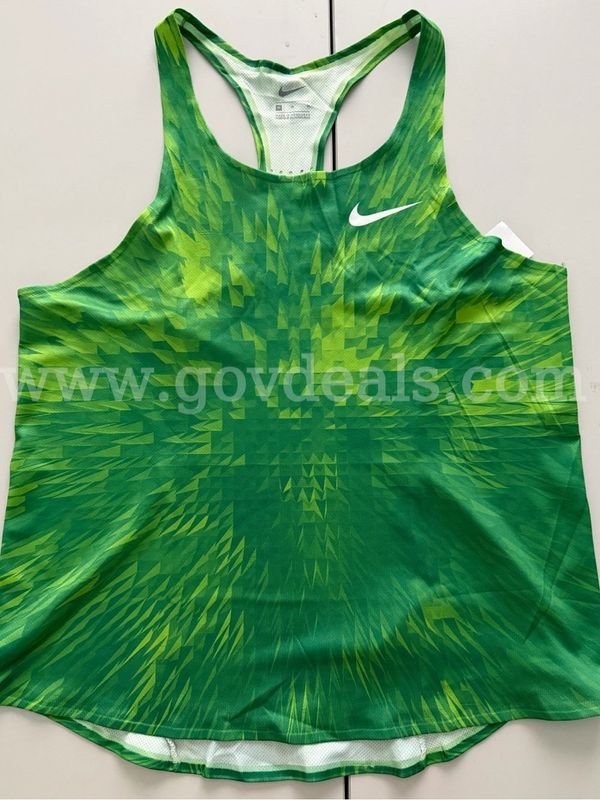 RARE /Nike Digital Race Day Elite Running Singlet Track Women's Green 835974-377 MEDIUM *WILL SHIP*
