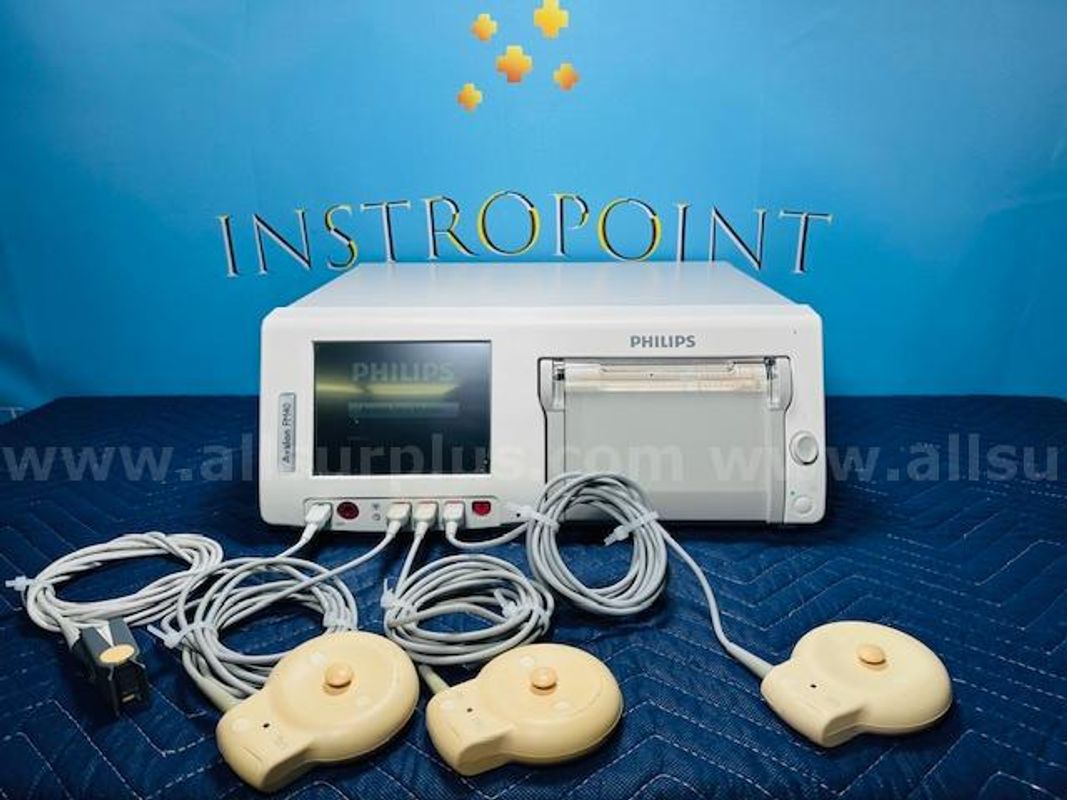Philips M2704A Avalon FM40 Fetal Monitor W/ Accessories (C220)