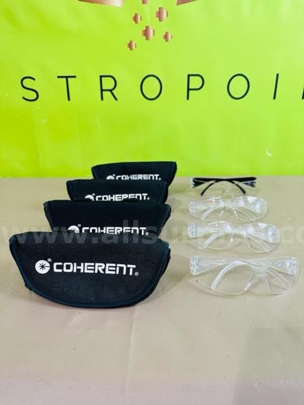 Lot of 4 COHERENT 0D7+@190-385 SAFETY GOGGLE (B485)