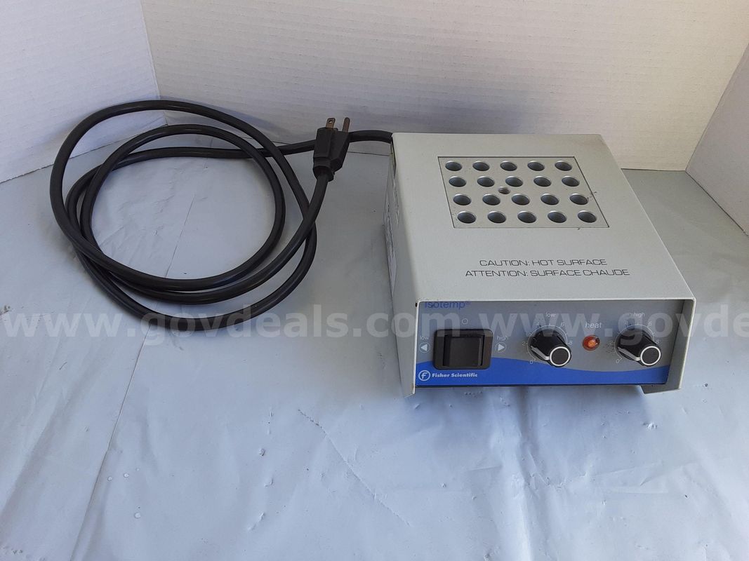 Fisher Scientific Model 2050FS Isotemp Dry Bath Incubator 11-718 with Heat Block