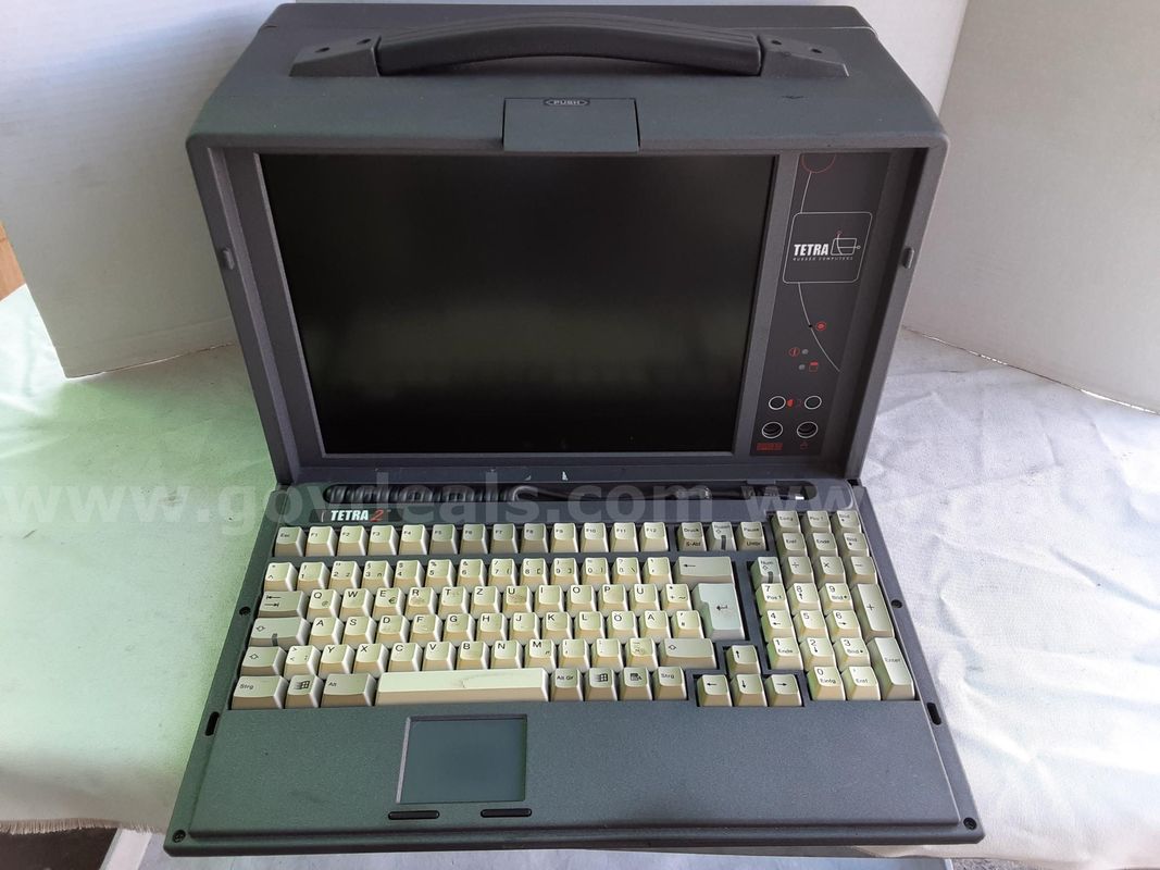 Rare Vintage Tetra 2 Rugged Portable All-in-One Computer with Keyboard Retro PC