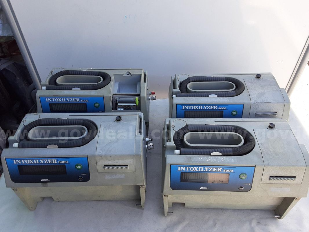 Lot of 4 - CMI Intoxilyzer 8000 Evidential Infrared Breath Alcohol Testing Unit