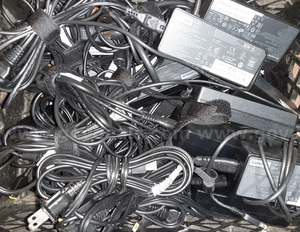 Lot of 24 - Lenovo 90W Laptop Charger 20V 4.5A Power Supply AC Adapter