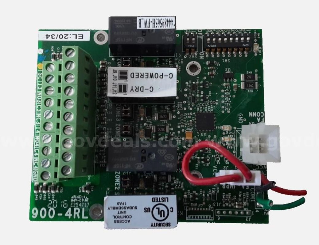 Schlage 900-4RL 4-Independent Relay Distribution Option PCB Board