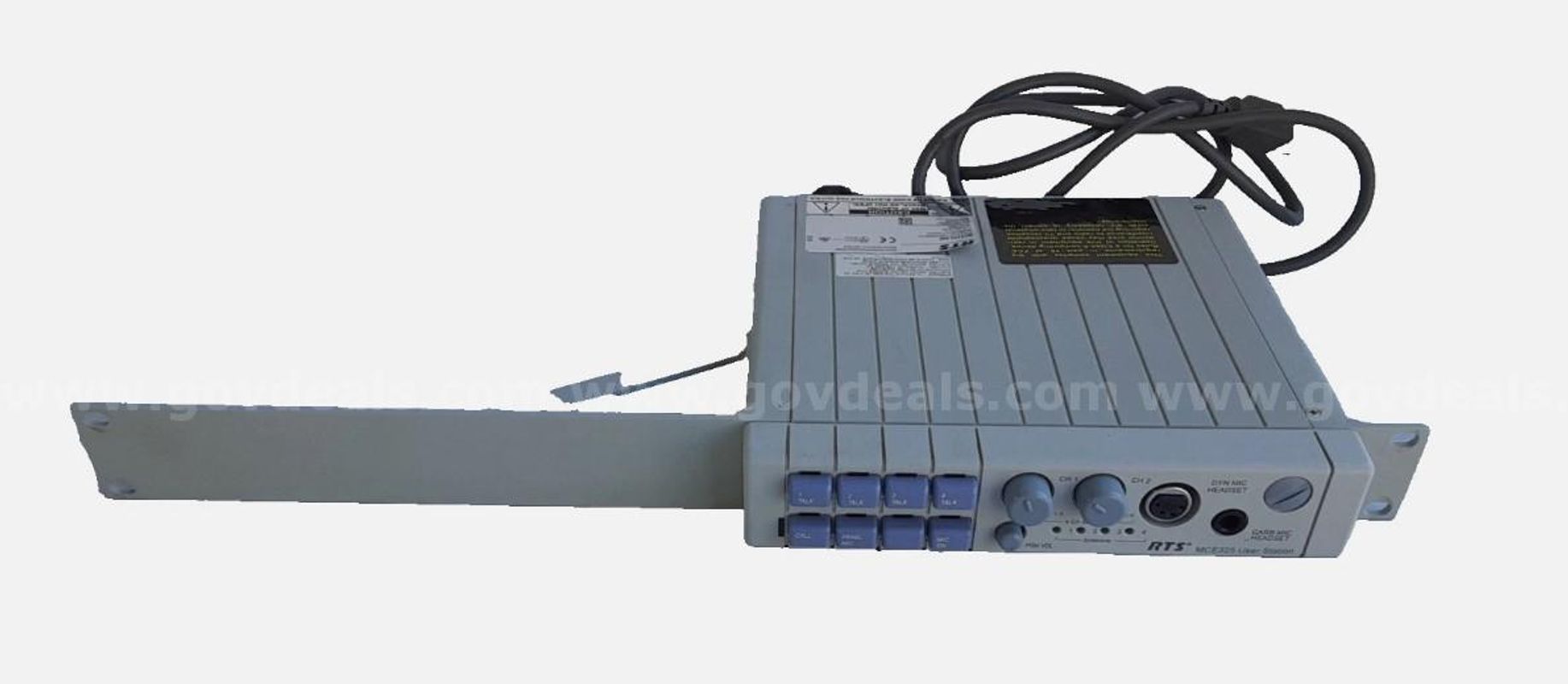 RTS MCE-325 A4F Four-Channel User Programmable Intercom Station