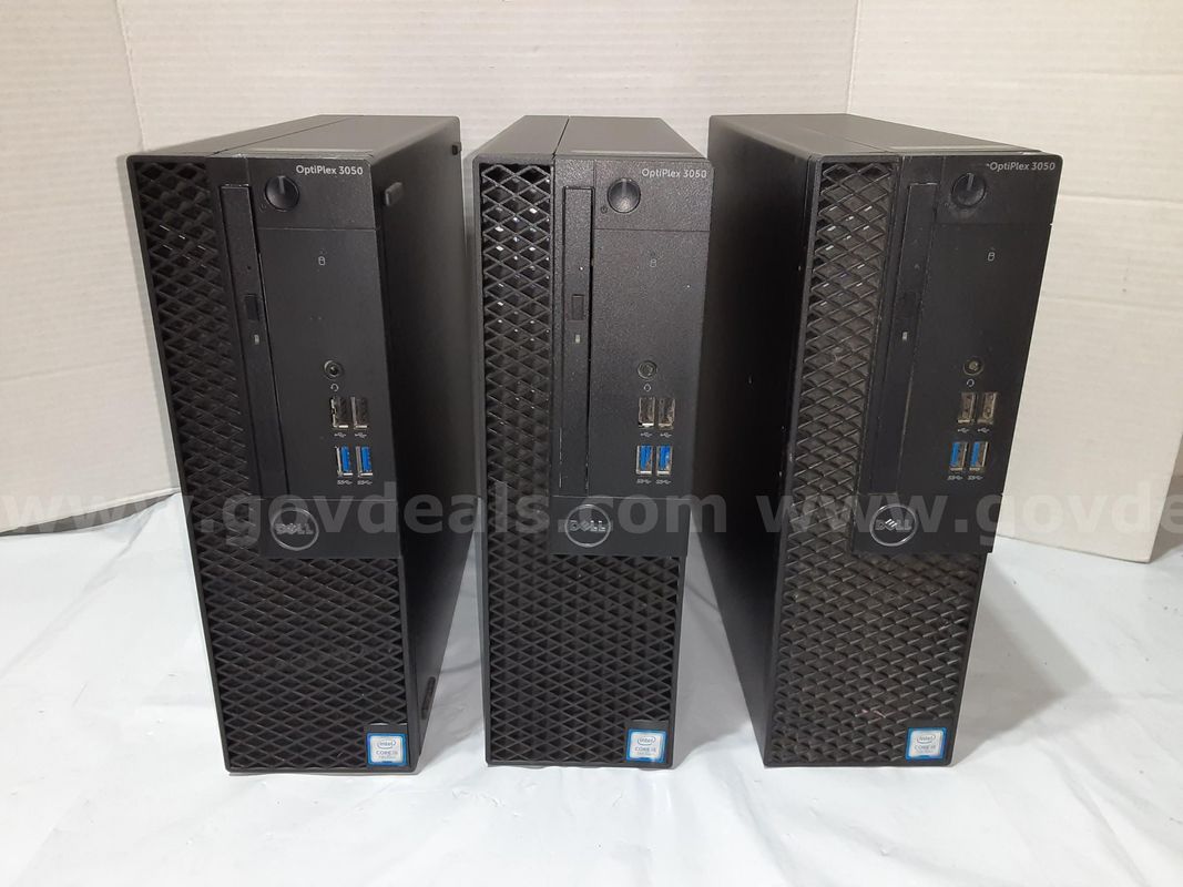 Lot of 3 - Dell Optiplex 3050 Mini Desktop PC Core i5 7th Gen 4GB DDR4 RAM No HDD