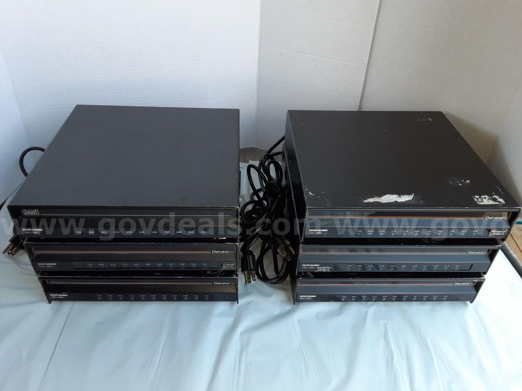 Lot of 6 - Datatel DCP3080 CSU/DSU Network Data Communication Unit