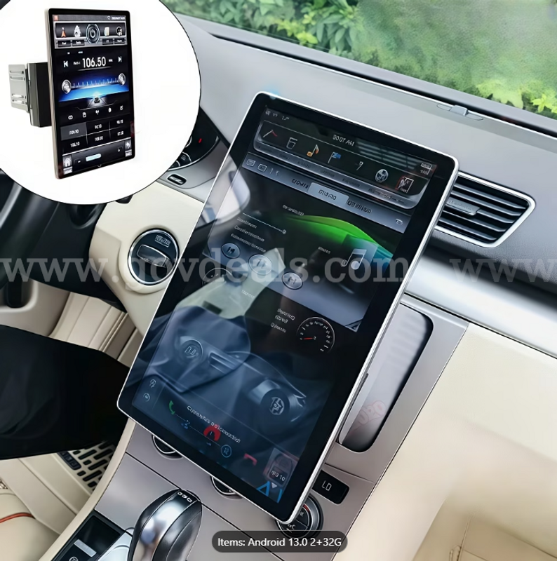 Universal for Ford for for TOYOTA for HYUNDAI for DODGE for Subaru 10 inch Car Stereo Radio, Manual Rotation, Double DIN