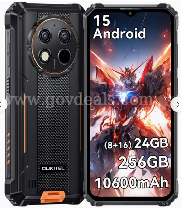 Oukitel WP52 Rugged Smartphone 24GB RAM 256GB ROM 10600mAh Android 15 T-Mobile