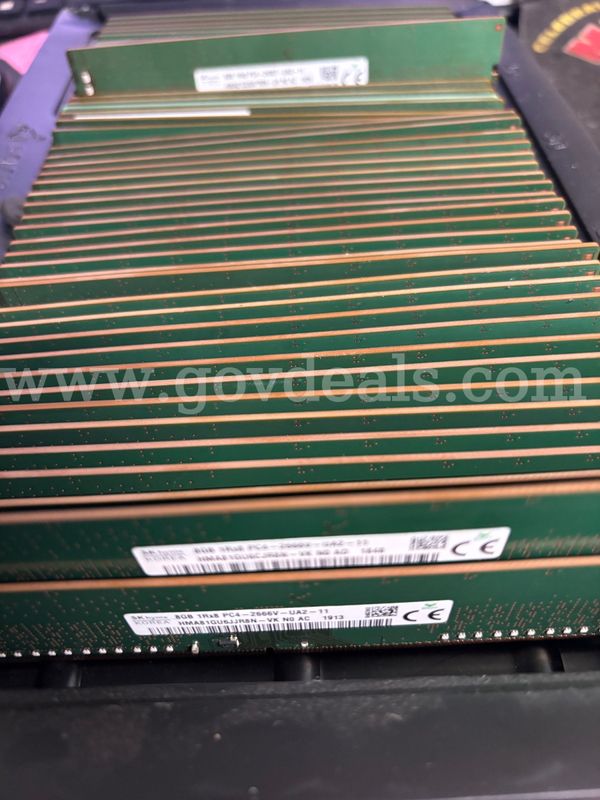 LOT OF 50 8GB DDR4 DESKTOP Ram Memory 41 2666, 9 2400T SK HYNIX AND SAMSUNG