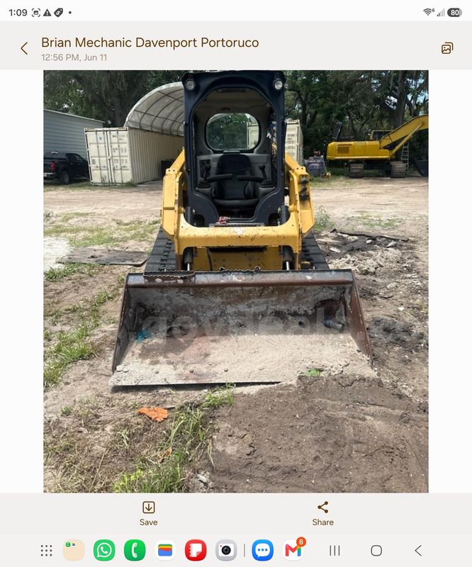 2018 Cat 239D Compact Track Loader