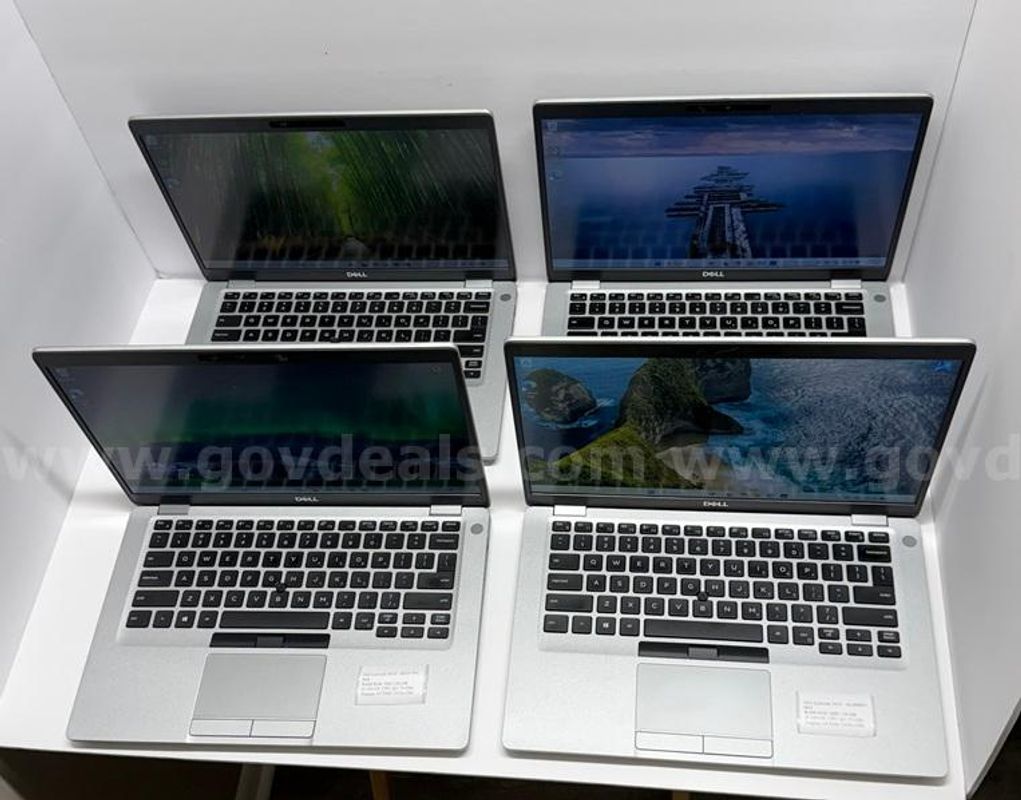 Lot of 4 Dell Latitude 5410 14" FHD | i5-10310U | 8GB RAM | 128GB SSD | Windows 11 Pro | Chargers