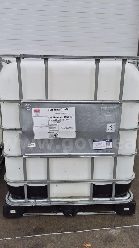 Food Grade IBC Tank (Tank #3)