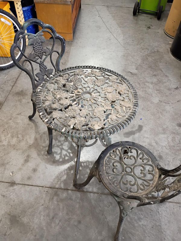 (3) Piece Metal Bistro Set
