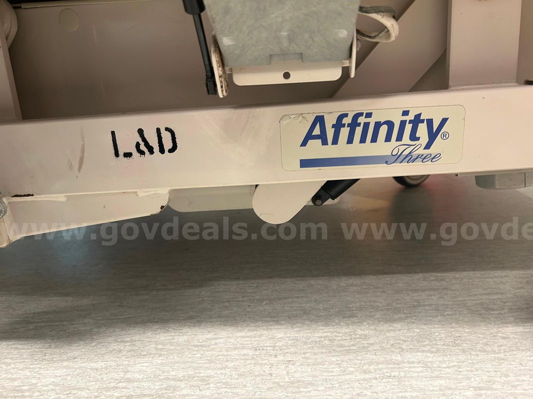 1, Hill-Rom Affinity mobile hospital bed