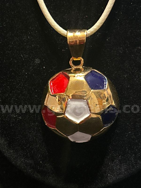 New, USA, Soccer Ball Pendant W/ Rope Cord. FREE SHIPPING W/ BUY NOW
