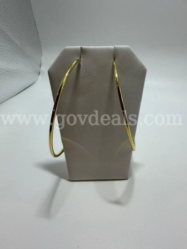 Beautiful, Lightweight Hoop Earrings, 24k Real Gold Filled
