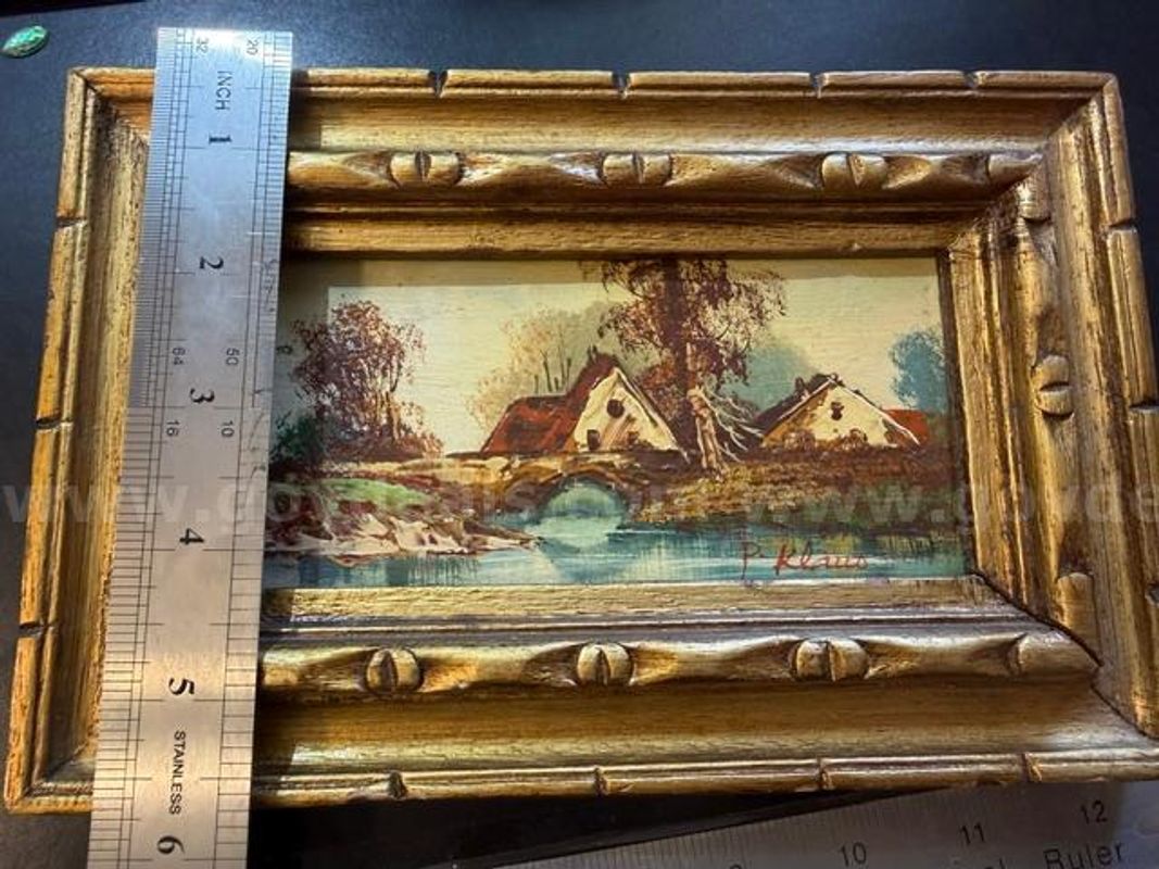 Vintage, P Klaus Painting, Good Condition, Unauthenticated