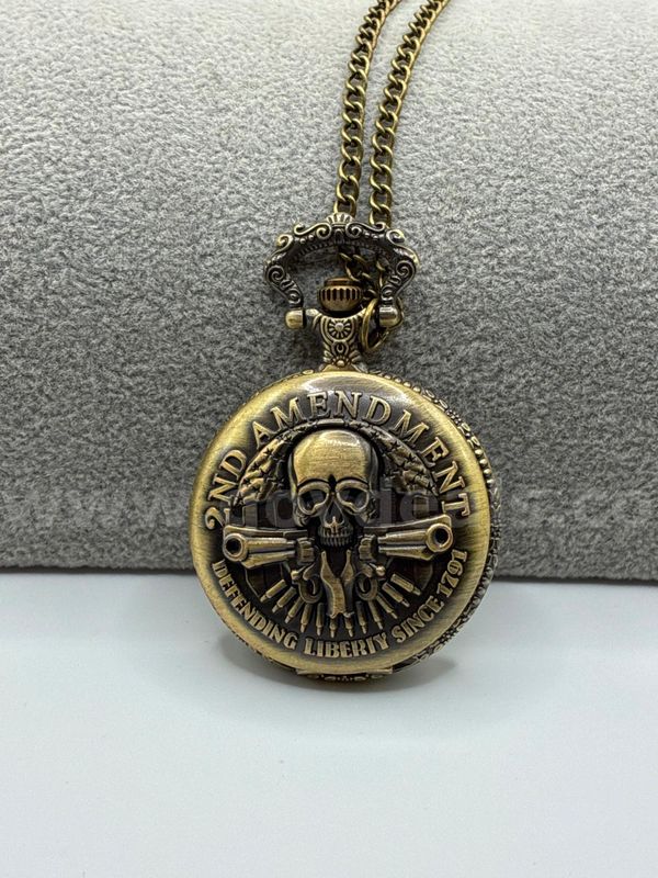 2ND Amendment Pocket Watch. FREE SHIPPING W/ BUY IT NOW!