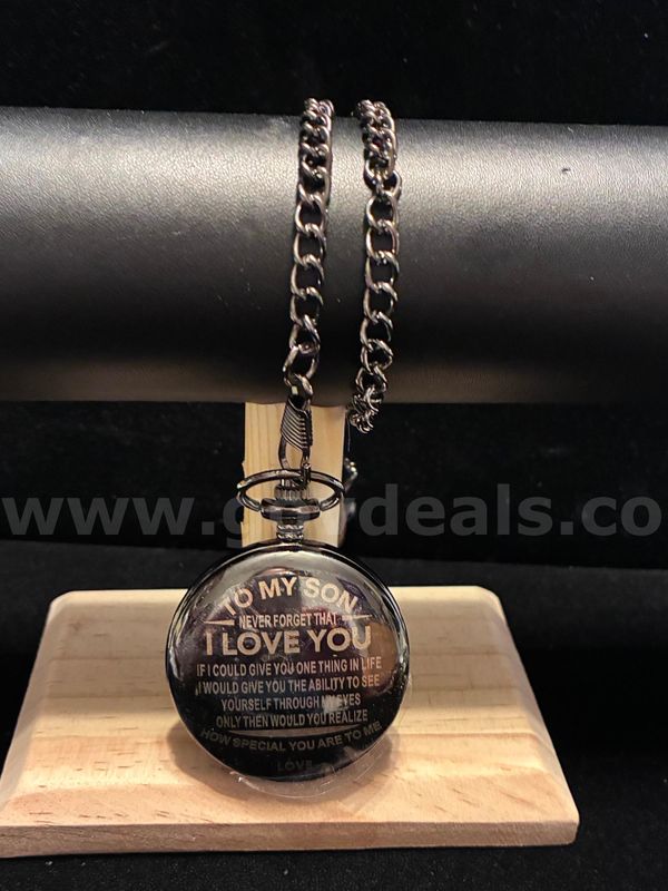 TO MY SON…. Pocket Watch. FREE SHIPPING W/ BUY IT NOW!