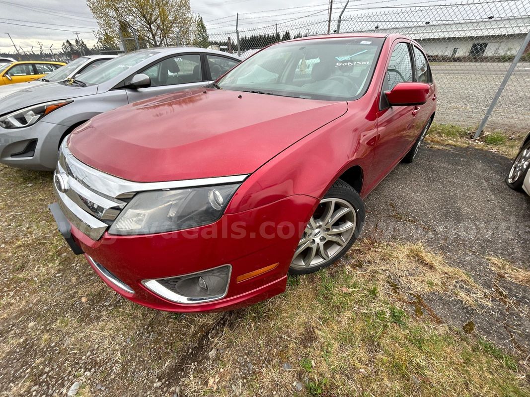 Red 2011 Ford Fusion V6 SEL