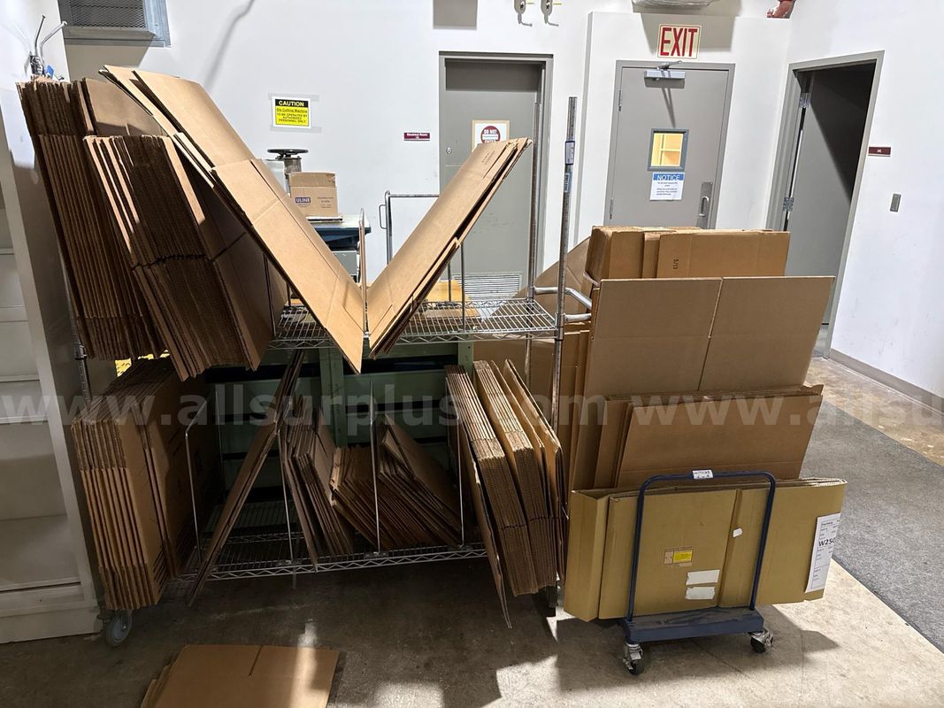 Two Mobile Storage Racks