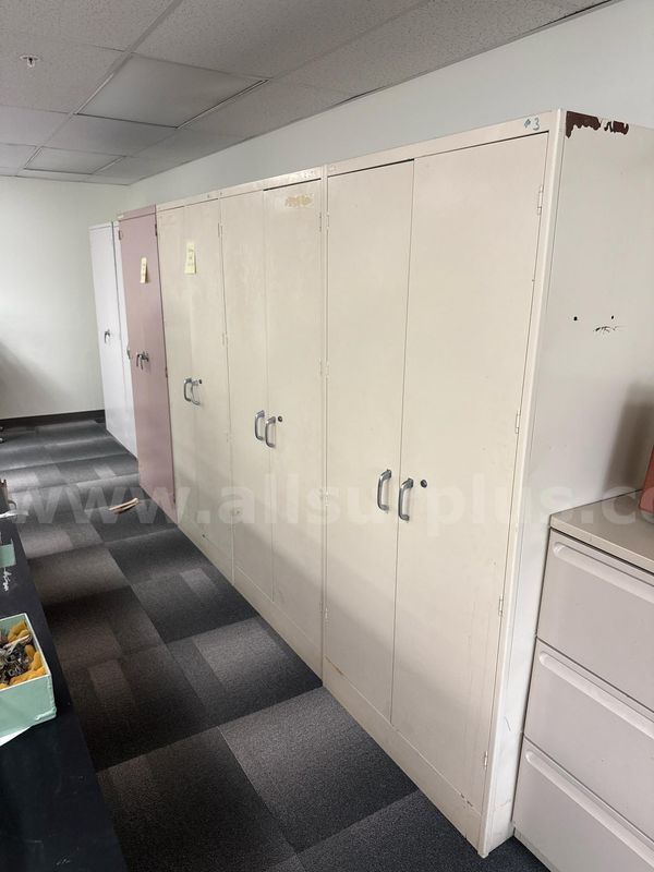 Qty. 12 Metal Storage Cabinets