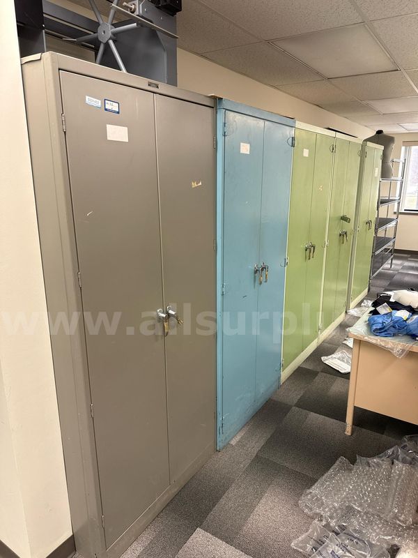 Qty. 6 Metal storage cabinets