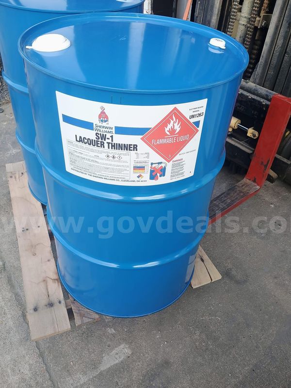 55 gallon Drum... Sherwin-Williams Lacquer Thinner SW-1 New/Virgin Sealed/Unopened, unused