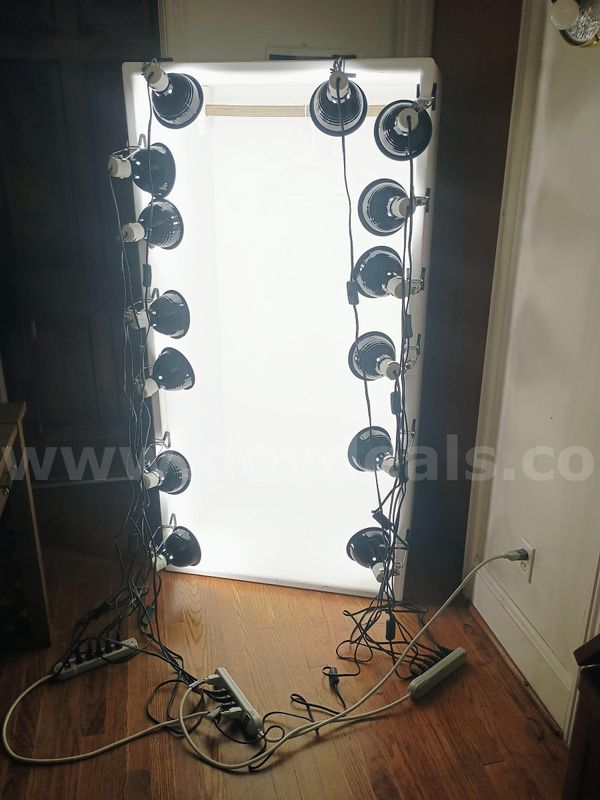 Custom Made Photo Booth/ Adjustable Lighting System