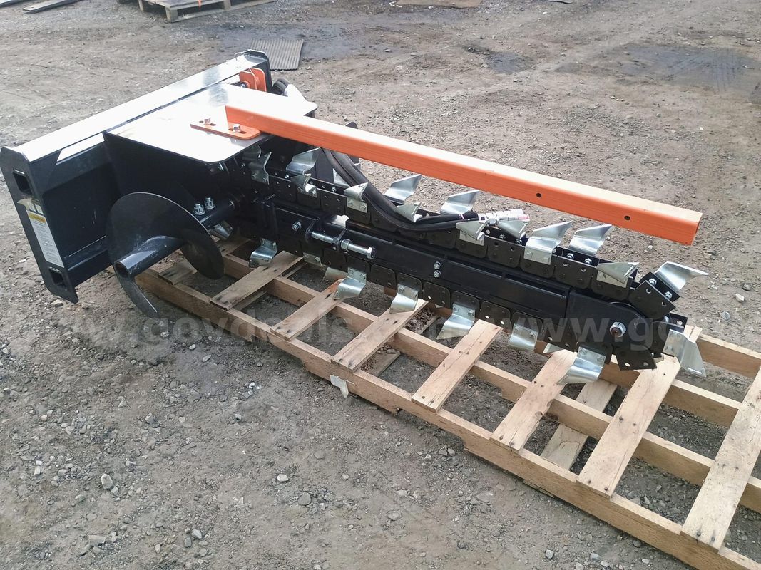 FACTORY - NEW Wolverine TCR-12-48H 48" Skid Steer Hydraulic Trencher Attachment - Raleigh NC