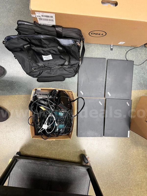 Auction Description: (4) Lenovo Laptops & Equipment