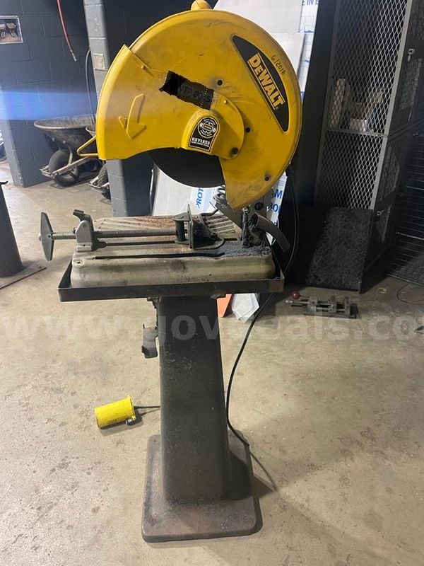 Dewalt 14" Chop Saw with pedestal stand