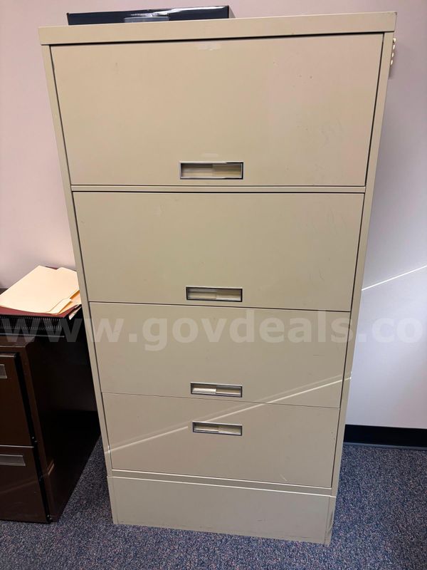 4-drawer file cabinet