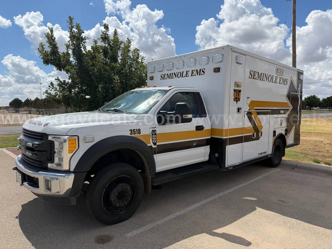 2017 Ford F450 type I ambulance
