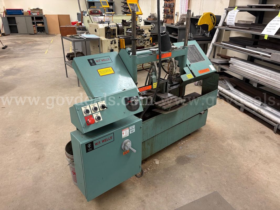W.F. Wells W-9 Horizontal Metal-Cutting Band Saw