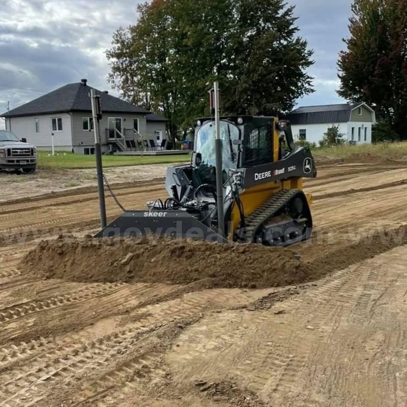 Skeer Machine Control Ready Grader Attachment Skid steer