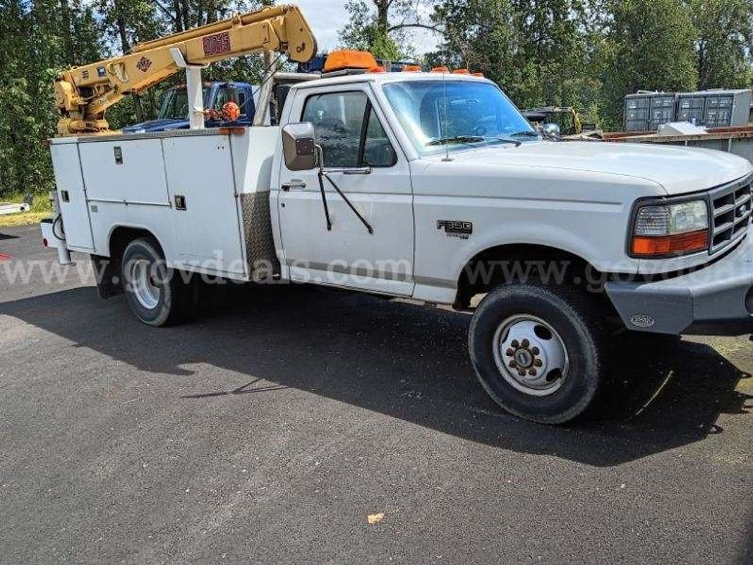 1997 Ford F250 4x4 Service Box Powerstorke 7.3 Diesel