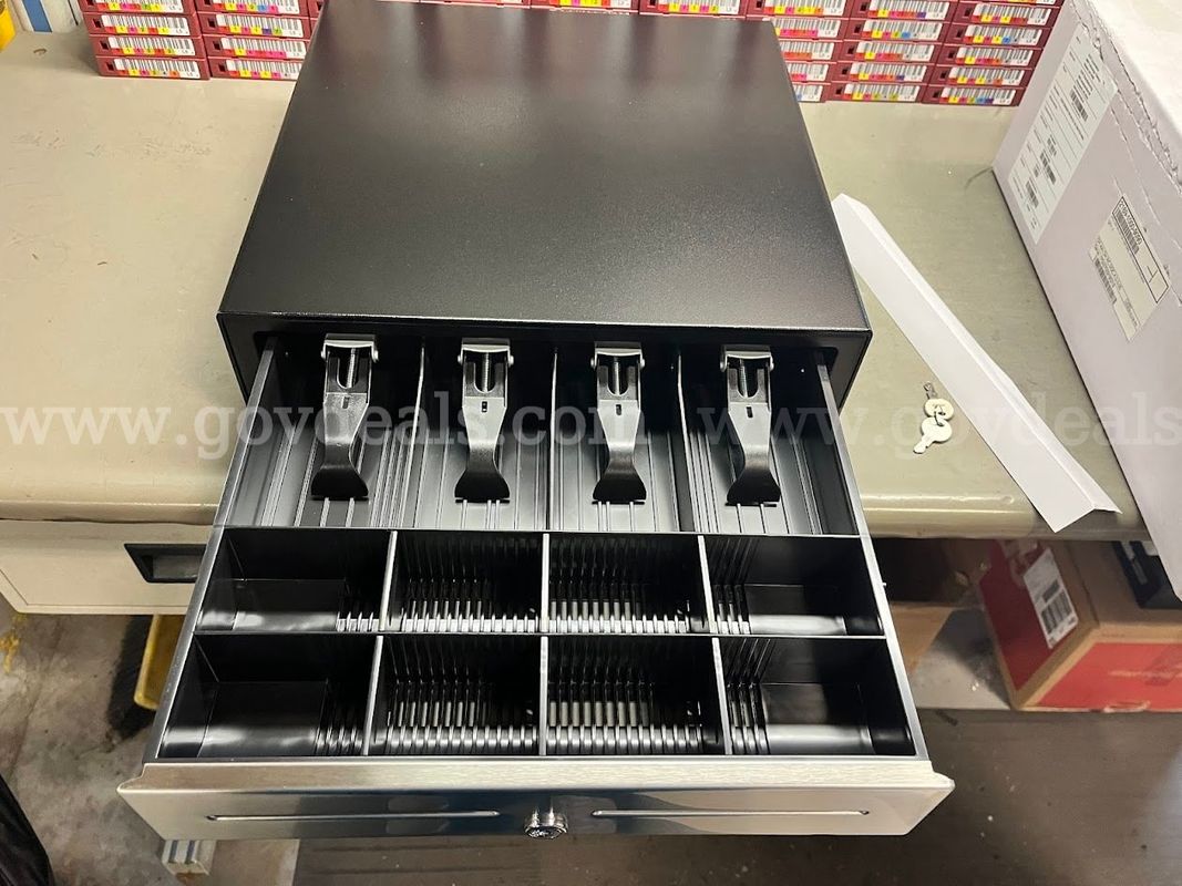 Lot# 1 Qty 10 Apg Vbs296-5-Bl1616-B5 Cash Drawers (New In Oem Packaging) - Shipping Available