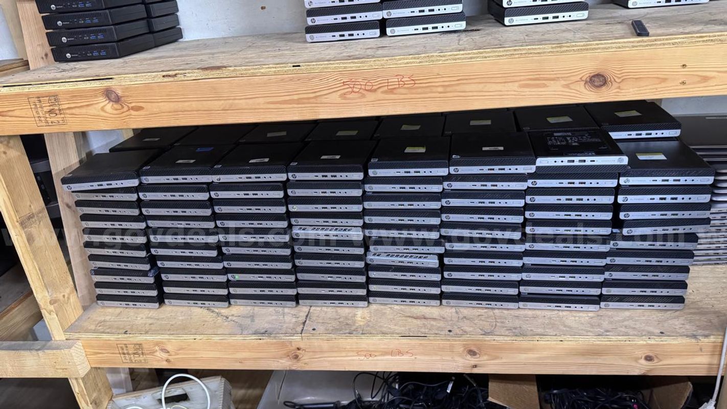 Lot of ( 150 ) - HP EliteDesk 705 G4 Mini PC / DESKTOP / AMD Ryzen 5 Pro 2400GE /16GB RAM, 256GB SSD / With Charger