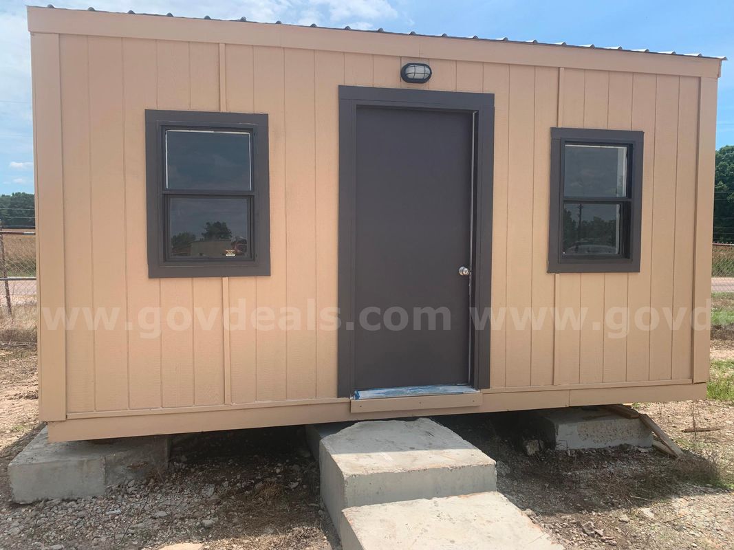 Portable Office Cabin with Finished Shiplap Interior  - Size 12 feet x 16 feet ***RESERVE LOWERED***