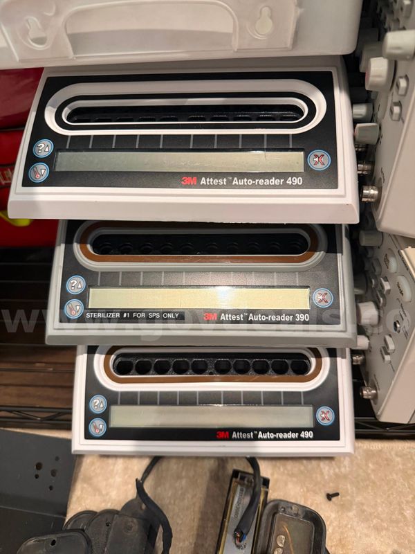 3M Attest Auto-Reader 490 and 390 LOT OF 3 SHIPPING AVAILABLE