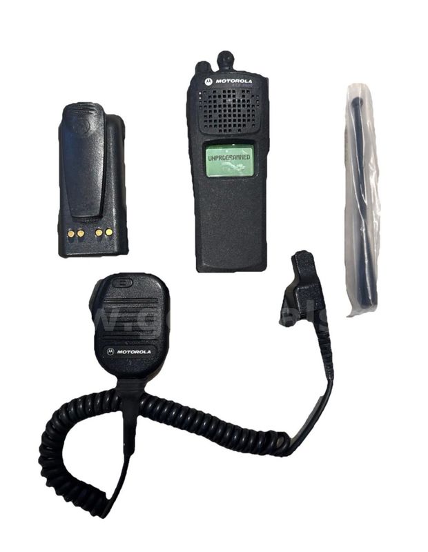 Full Set Motorola Xts2500 Battery And Mic H46ucd9pw5bn New Antenna Included With Shipping