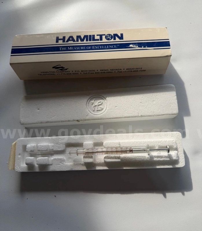 Hamilton 500µL Syringe 22s/2” 12, Model 80800 Laboratory Syringe Gas Tight SHIPPING AVAILABLE