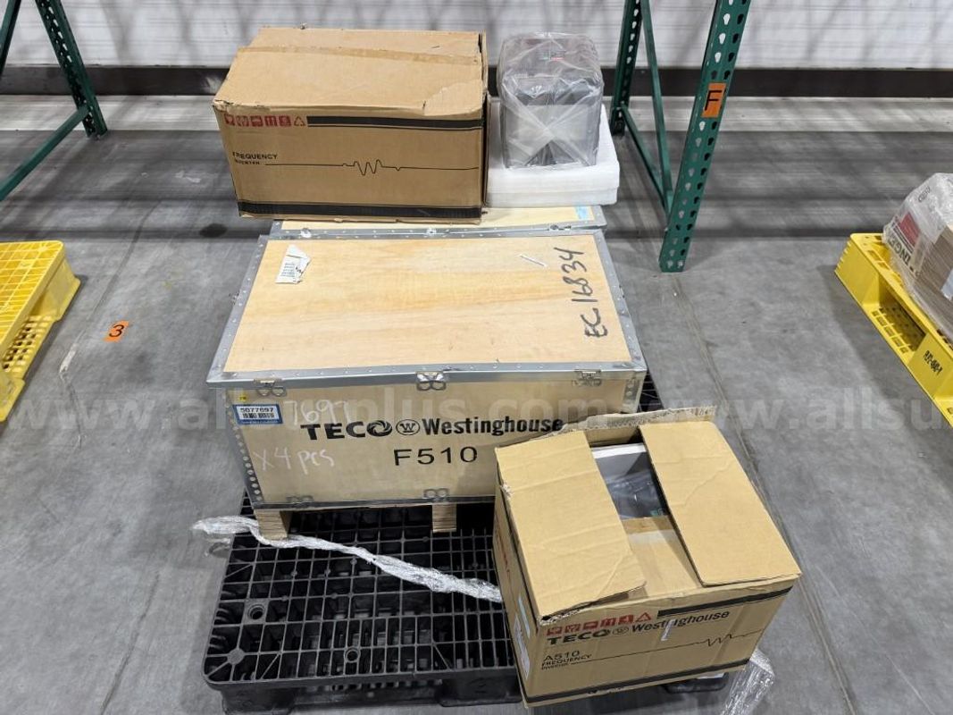 Variable Frequency Drives, F150 Inverter, Teco Westinghouse, 15HP to 150HP, Qty 4 VFDs
