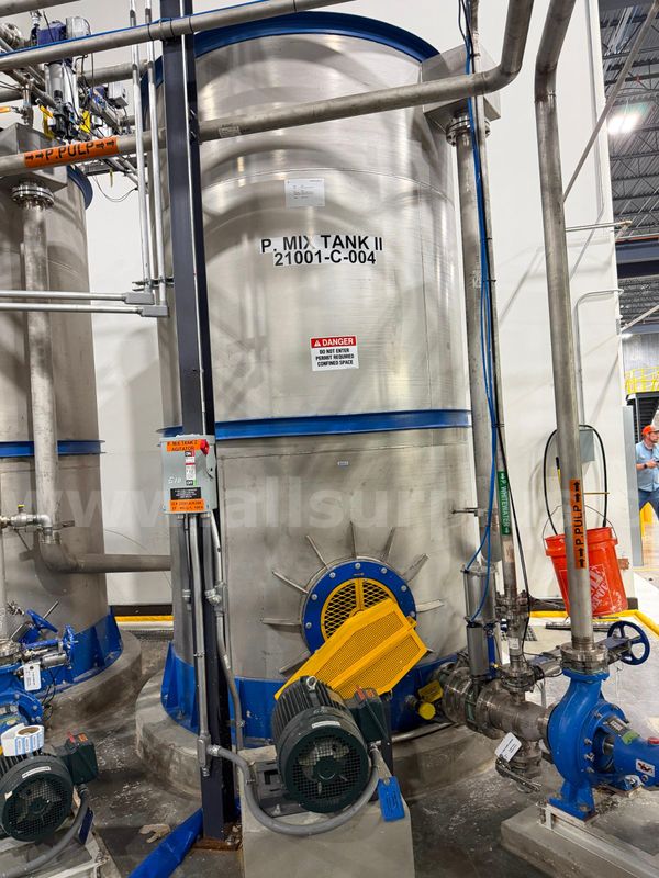 Stuce Stainless Steel Pulp Mix Tank