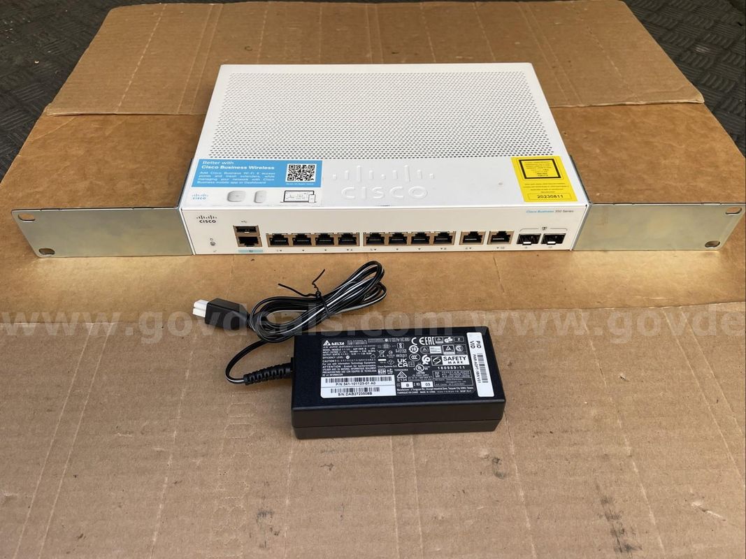 Cisco Business 350 Series 8-Port Gigabit Managed Network Switch CBS350-8T-E-2G