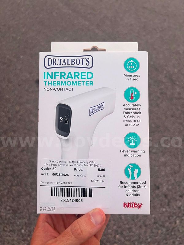 Bulk Lot of 29 Dr. Talbot's Non-Contact Infrared Thermometers - New in Box