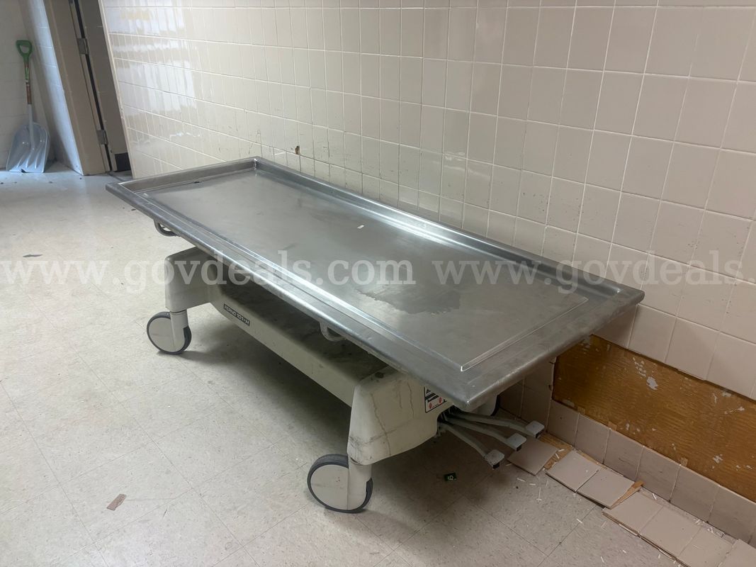 Stainless Steel Mortuary Autopsy Table (Hydraulic Lift)
